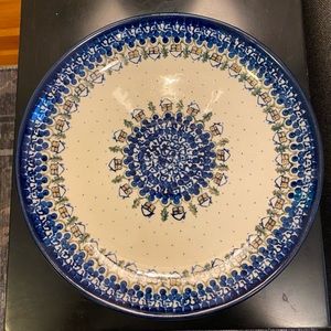 10.25” Polish Pottery Dinner Plate. Unikat. Great condition.
